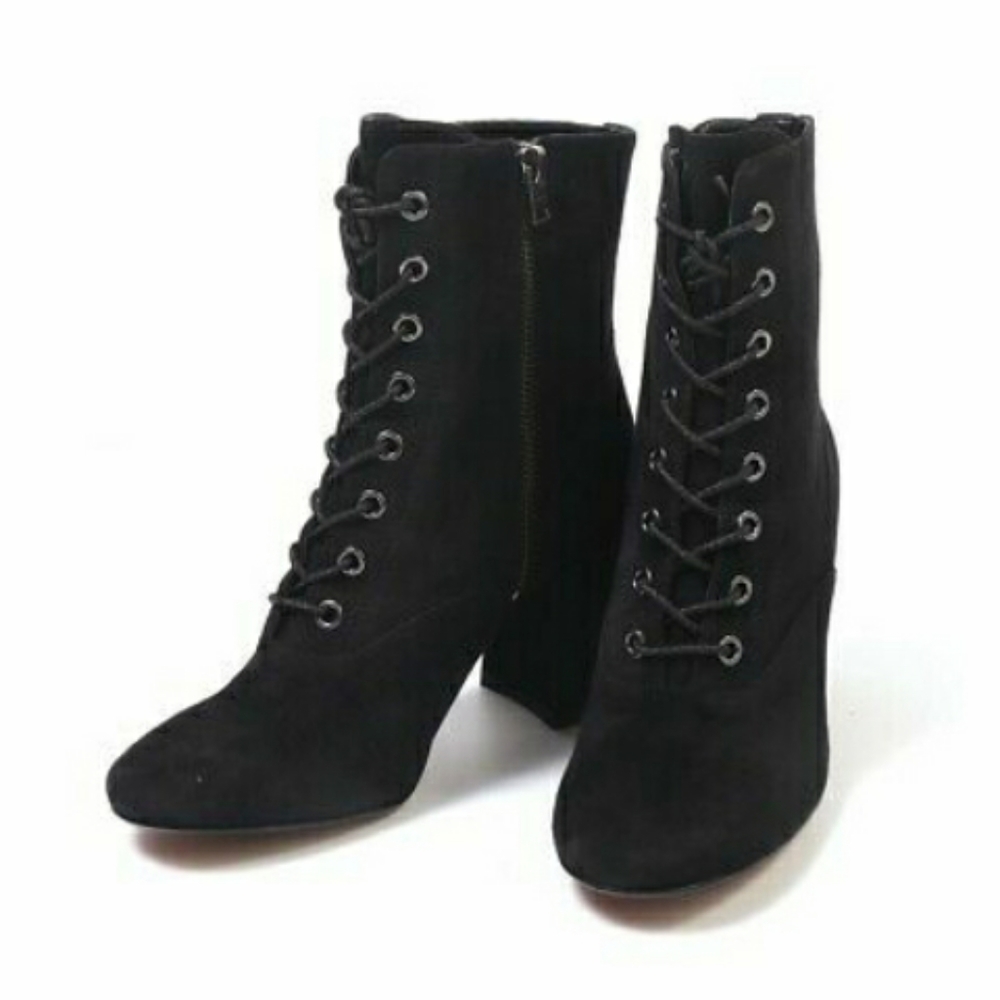 COACH Edie Suade Black Booties, size 7